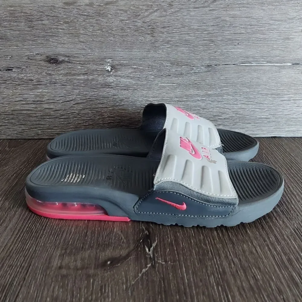 Nike Air Max Camden Slide Grey Pink Blast BQ4633-002 Size 6